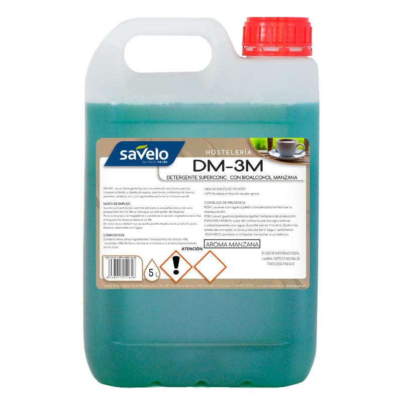 DM-3M- Detergente para suelos Manzana